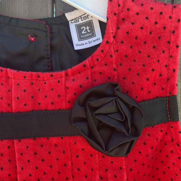 B1G2F 🚨 Carter’s holiday velvet dress - Picture 2 of 5